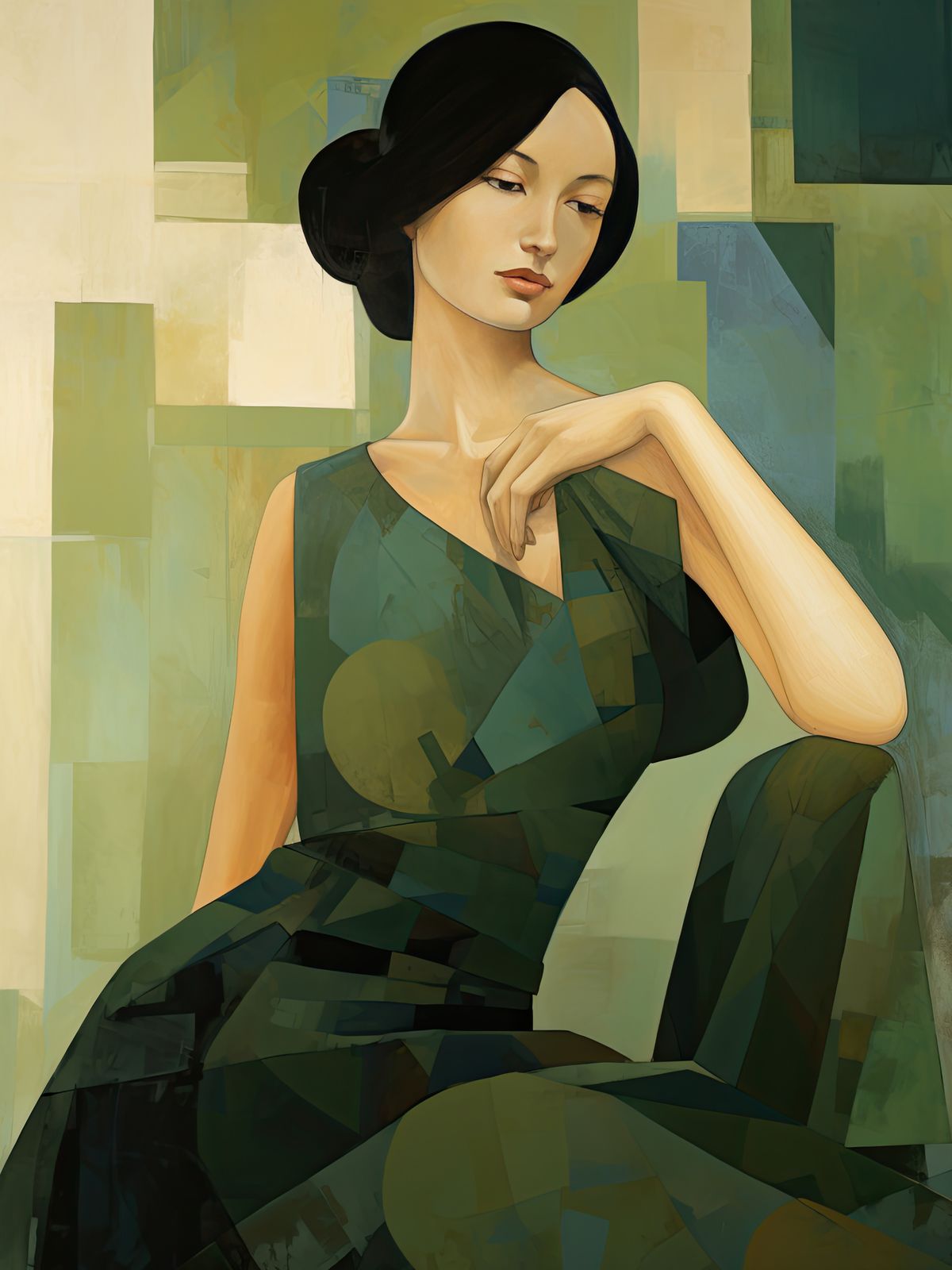 Affiche - Portrait Élégant