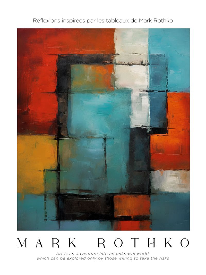 Poster - Mark Rothko Inspired Reflection