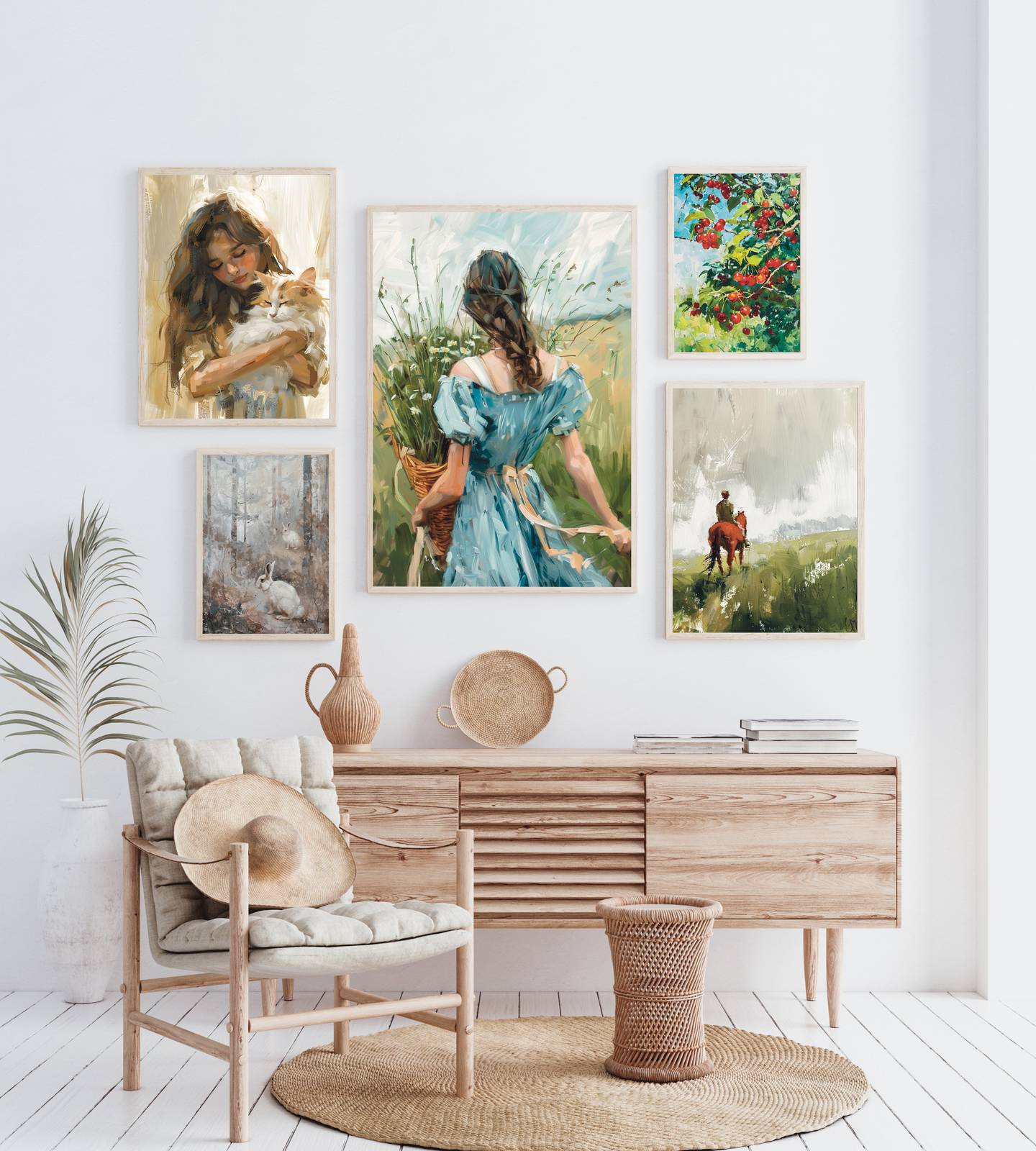 Affiche - Collection d'Art Éclectique / Ensemble de 6