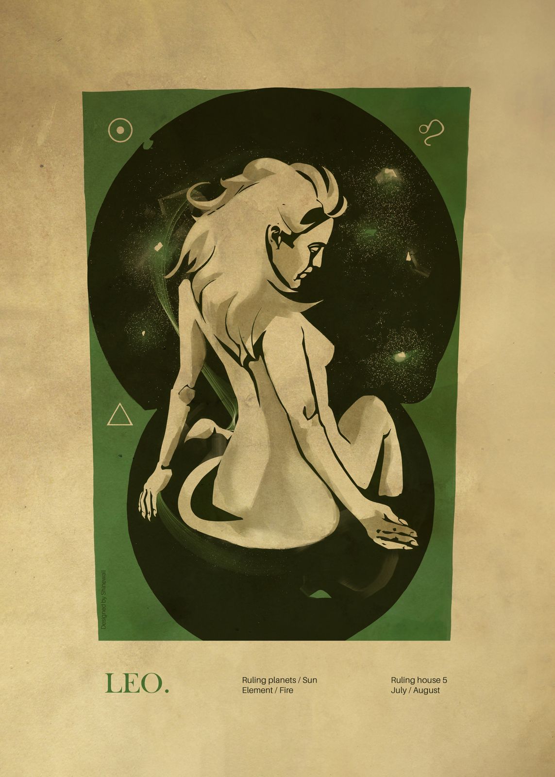 Affiche - Signe du Lion