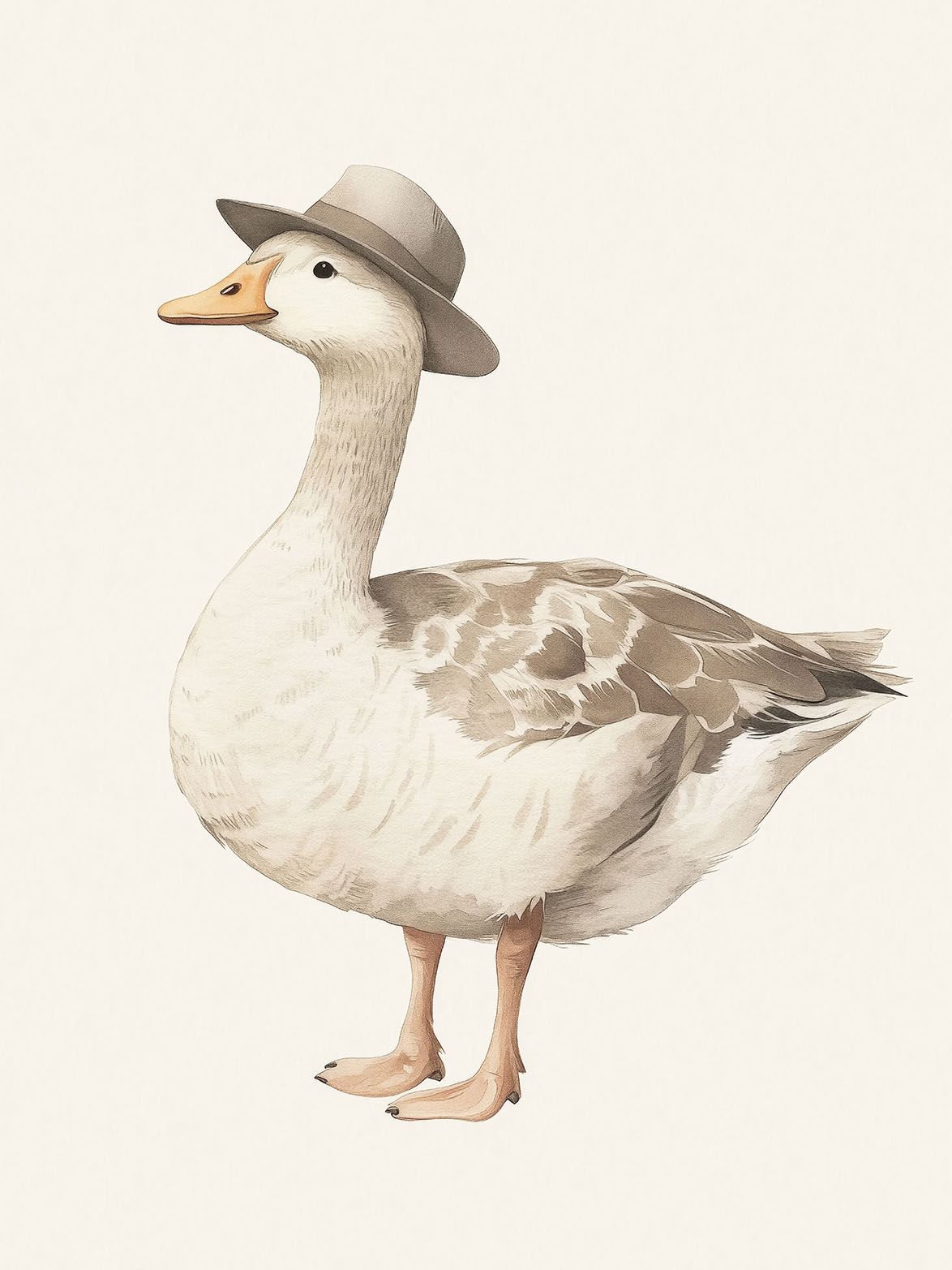 Affiche - Oie avec Chapeau