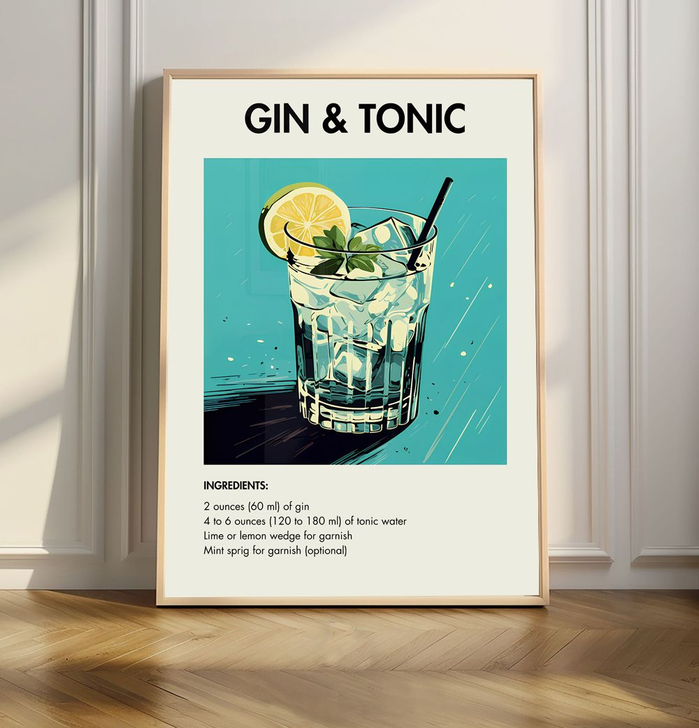 Poster Gin & Tonic