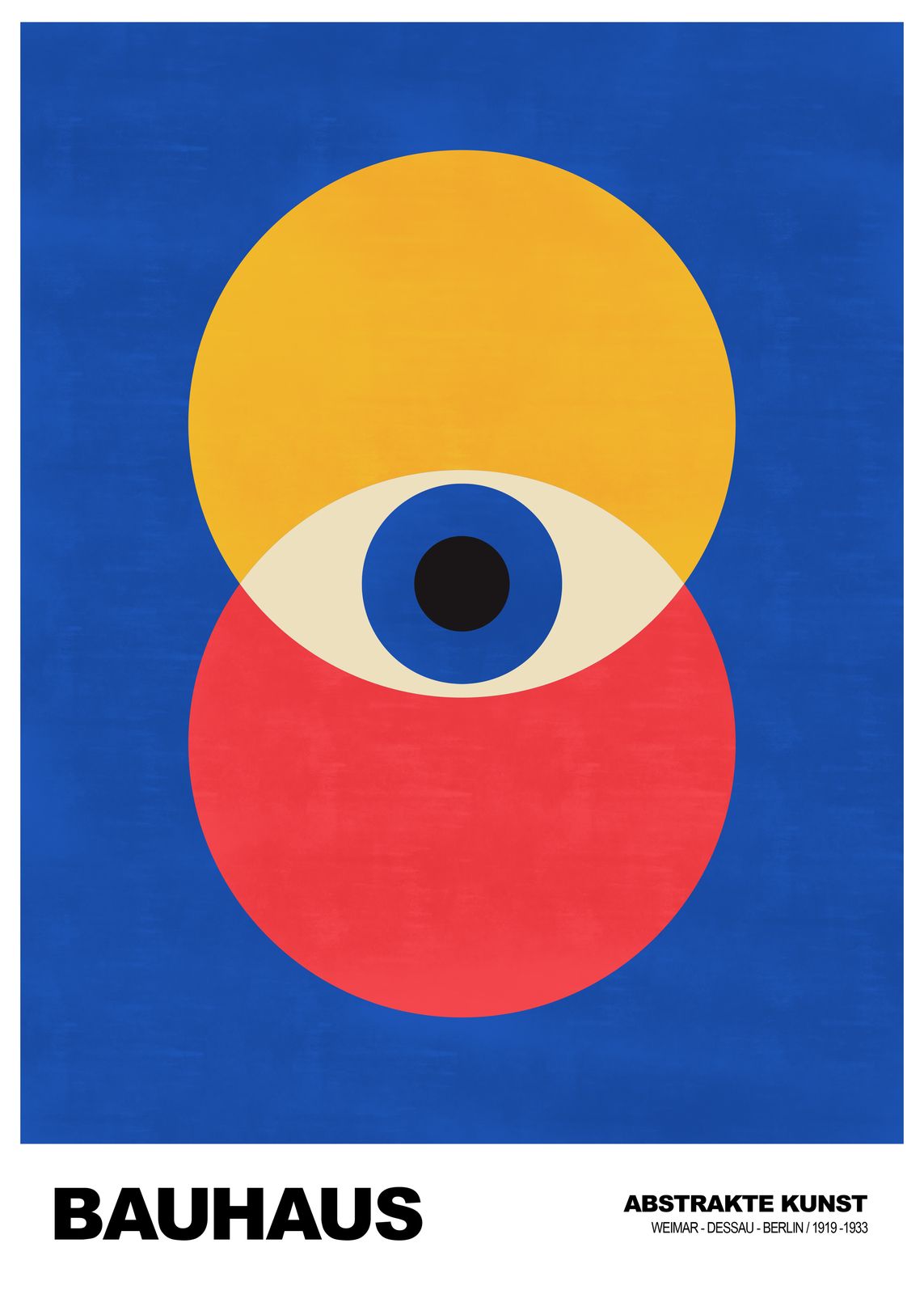 Affiche - Art Abstrait Bauhaus