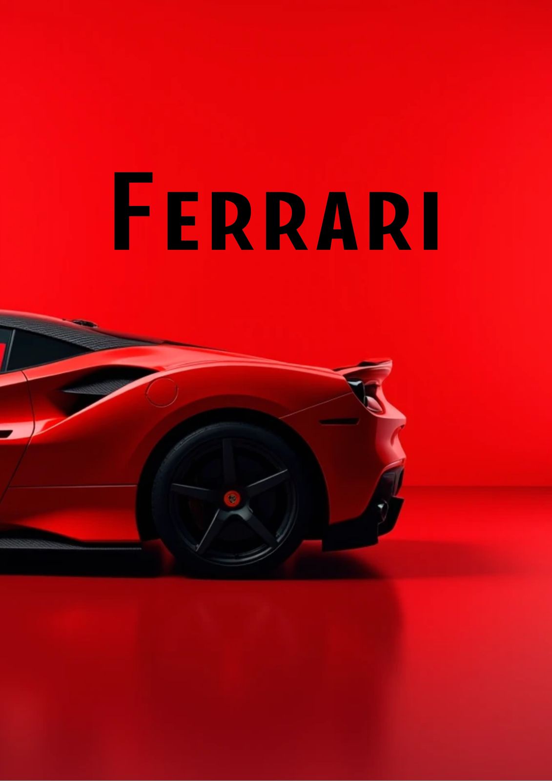 Affiche - Voiture Ferrari