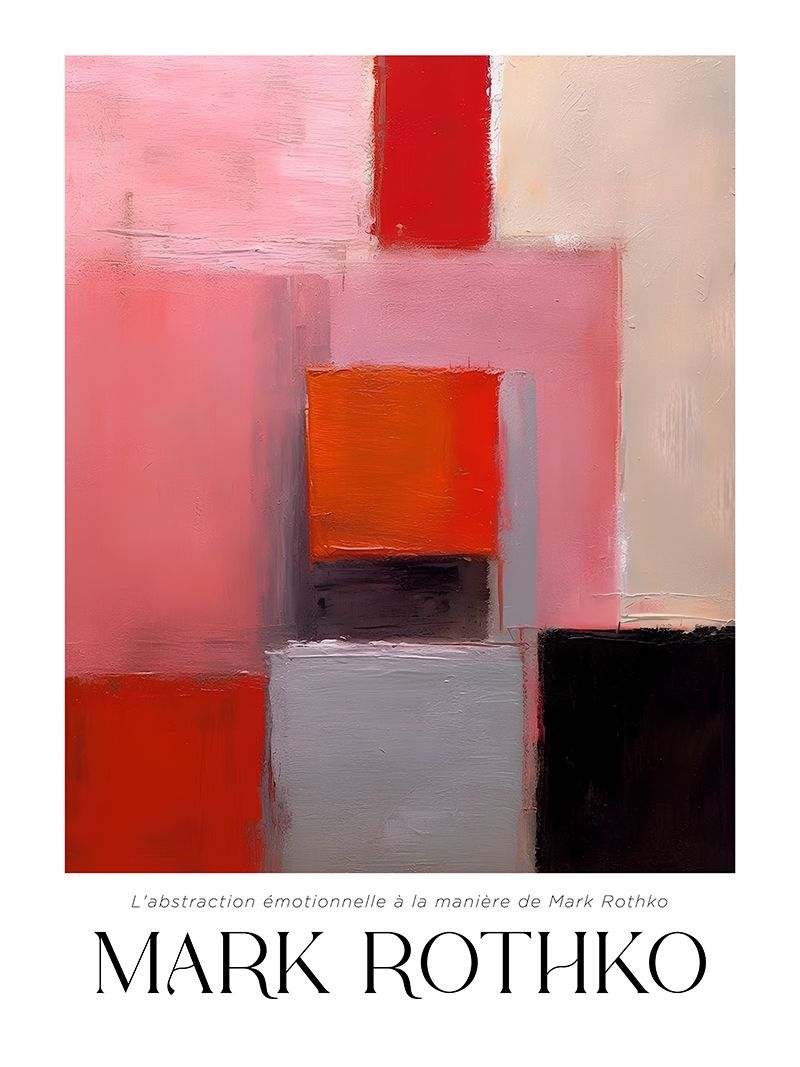Affiche - Mark Rothko Abstrait