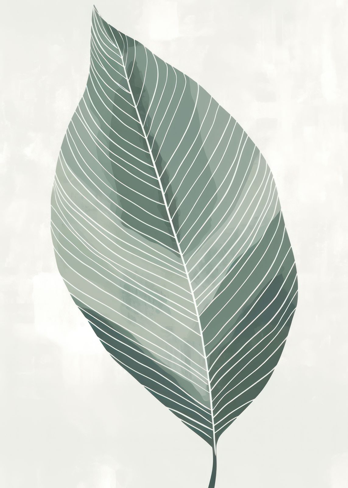 Affiche - Impression d'art de feuille