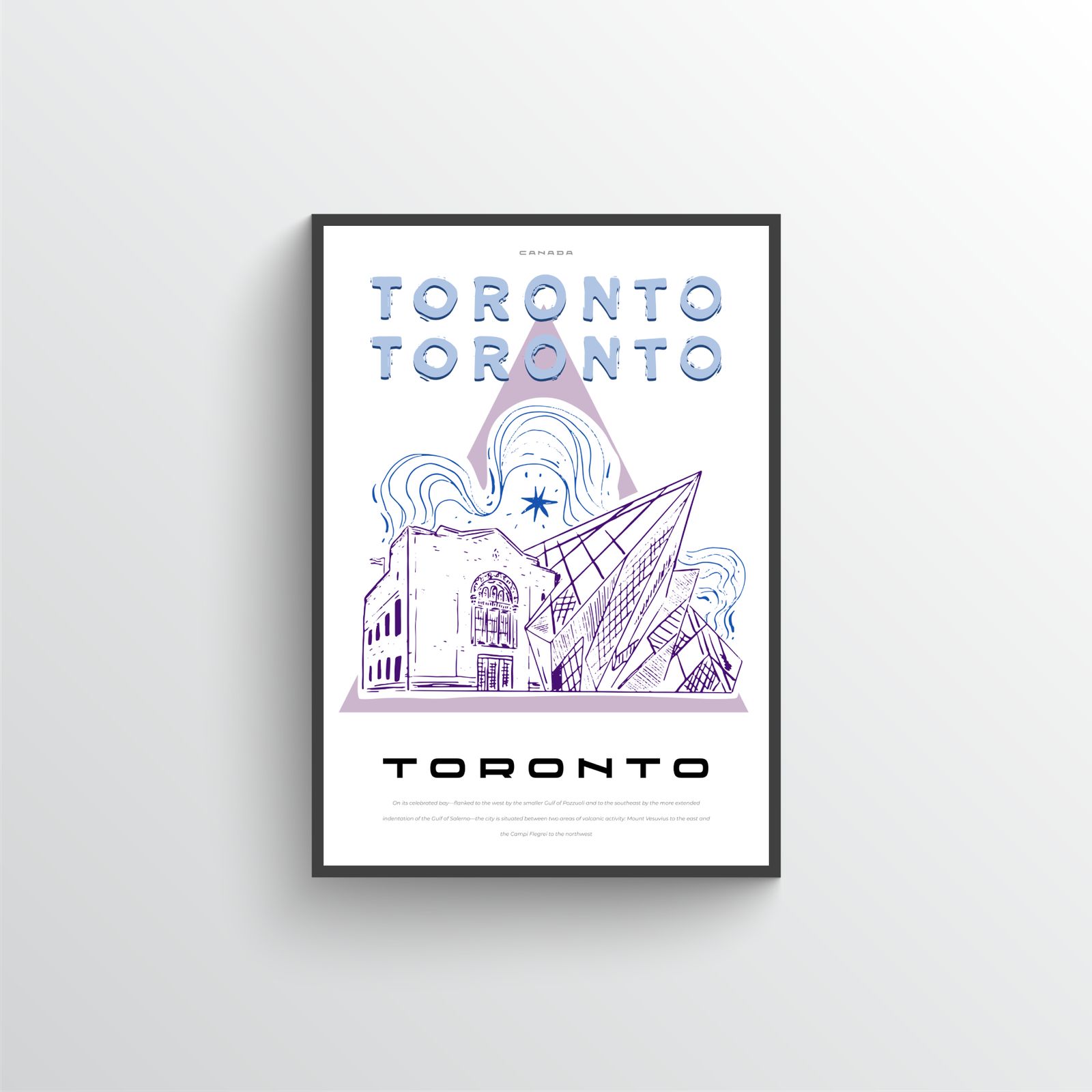 Affiche d'art de la ville de Toronto