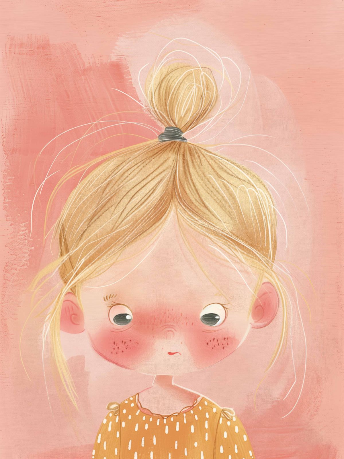 Affiche - Portrait d'un Enfant Mignon