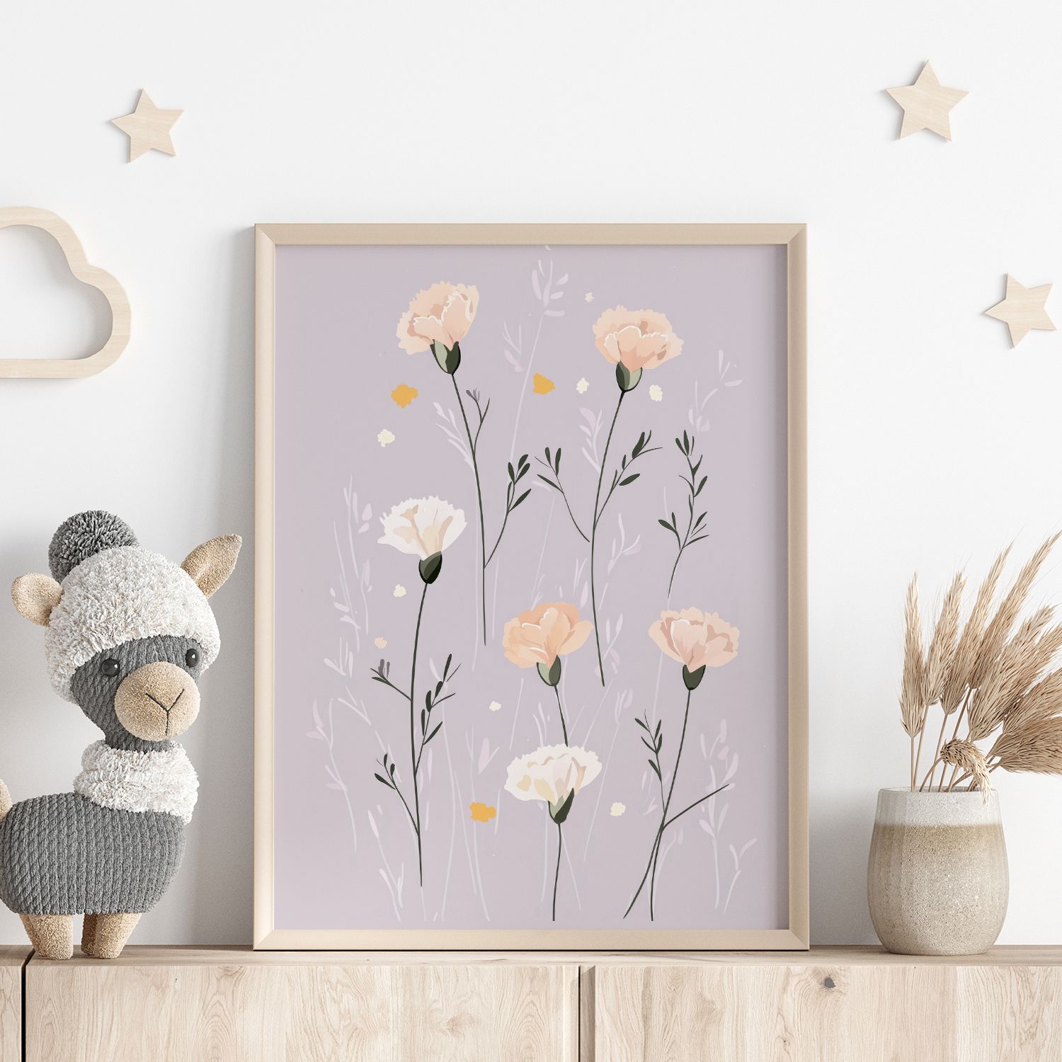 Affiche - Illustration Florale Douce