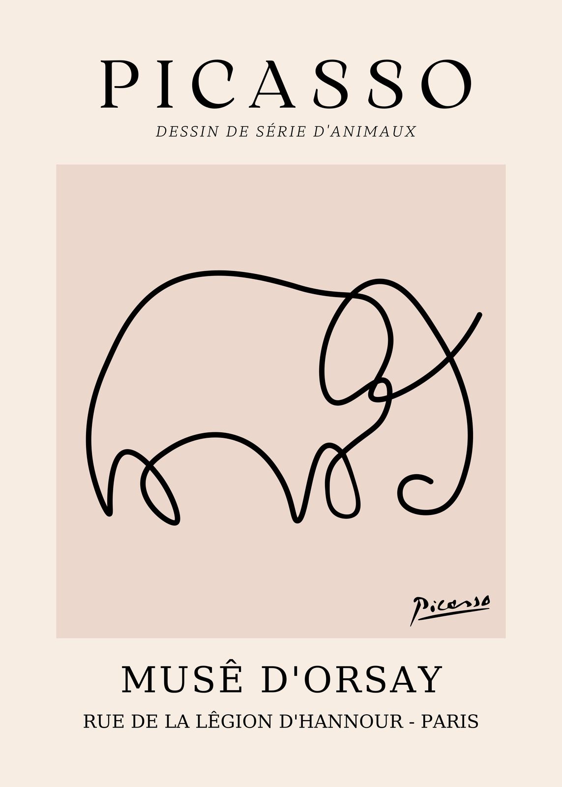 Affiche - Dessin de Picasso