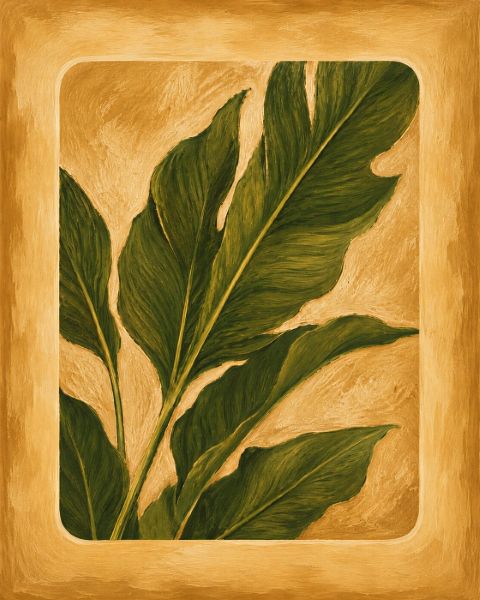 Affiche - Art Feuille Verte