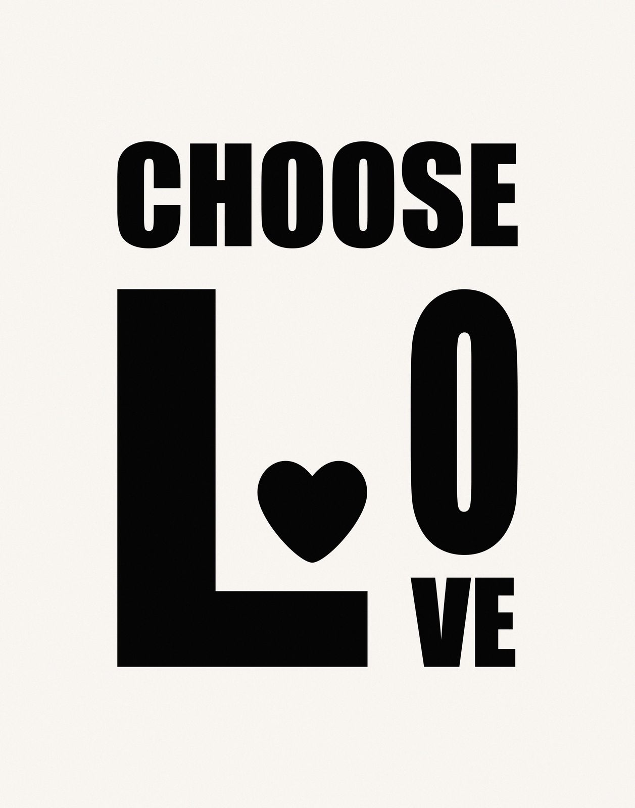 Affiche - Choisissez L'amour