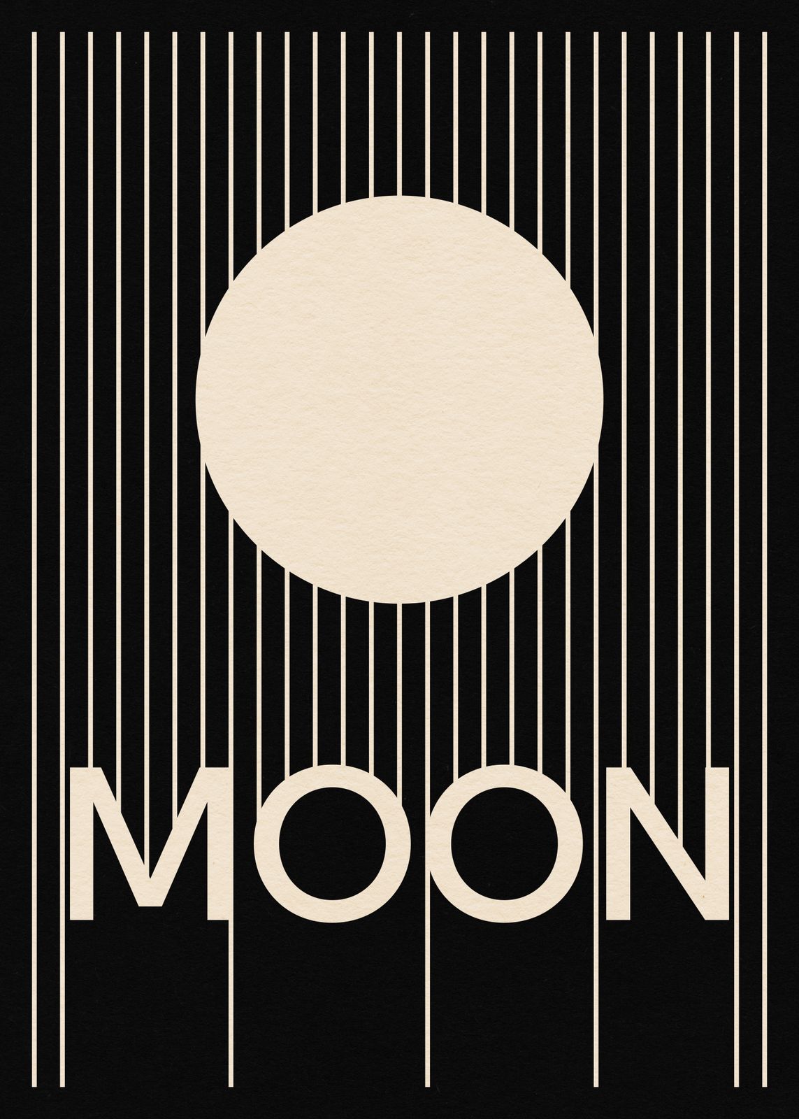 Affiche - Affiche Design Lune