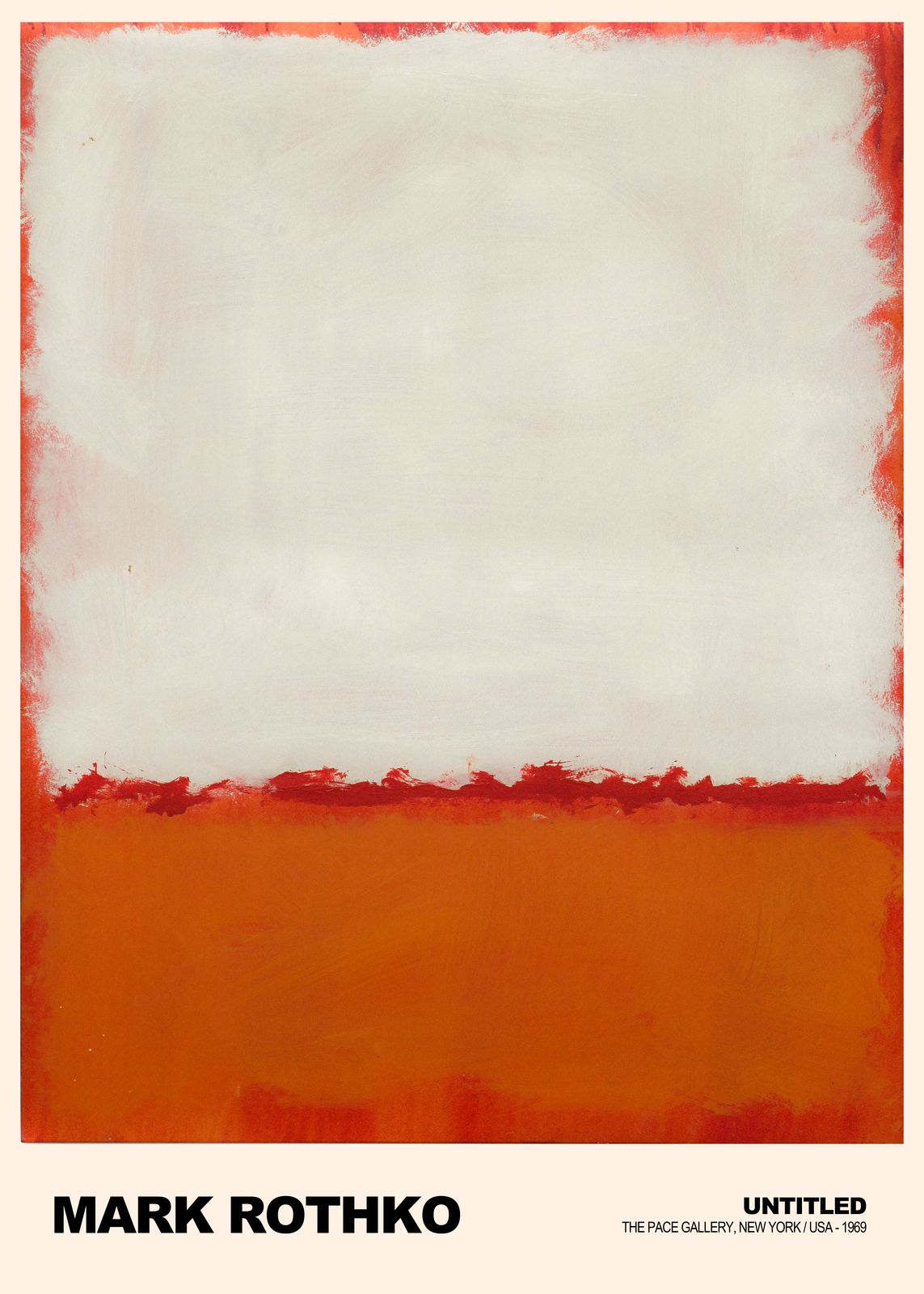 Poster - Mark Rothko Untitled