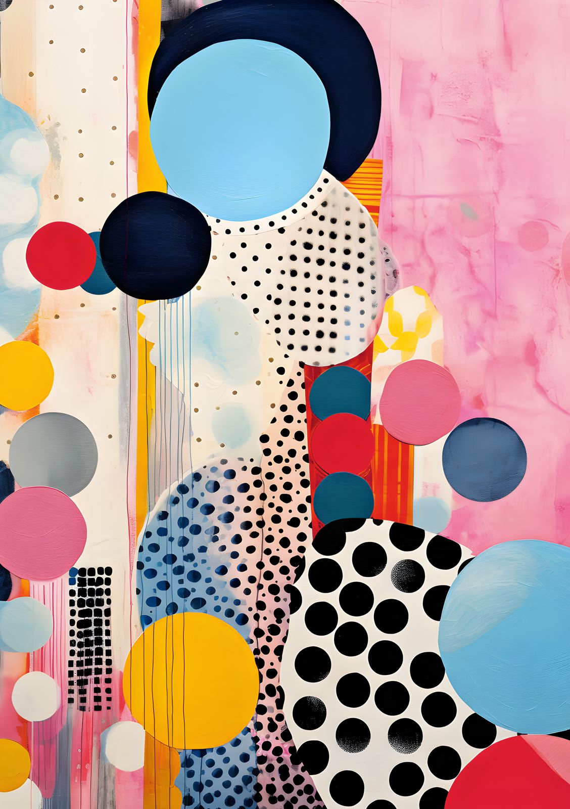 Poster - Cercle Coloré Abstrait