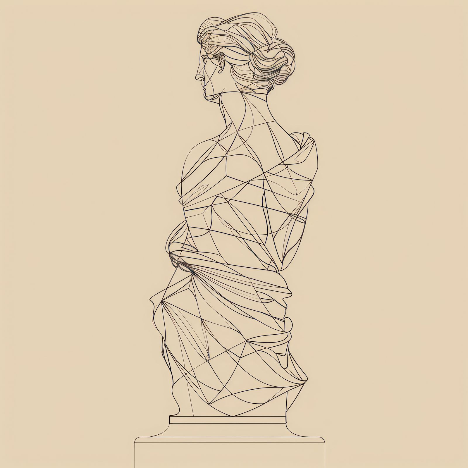 Affiche - Figure Abstraite