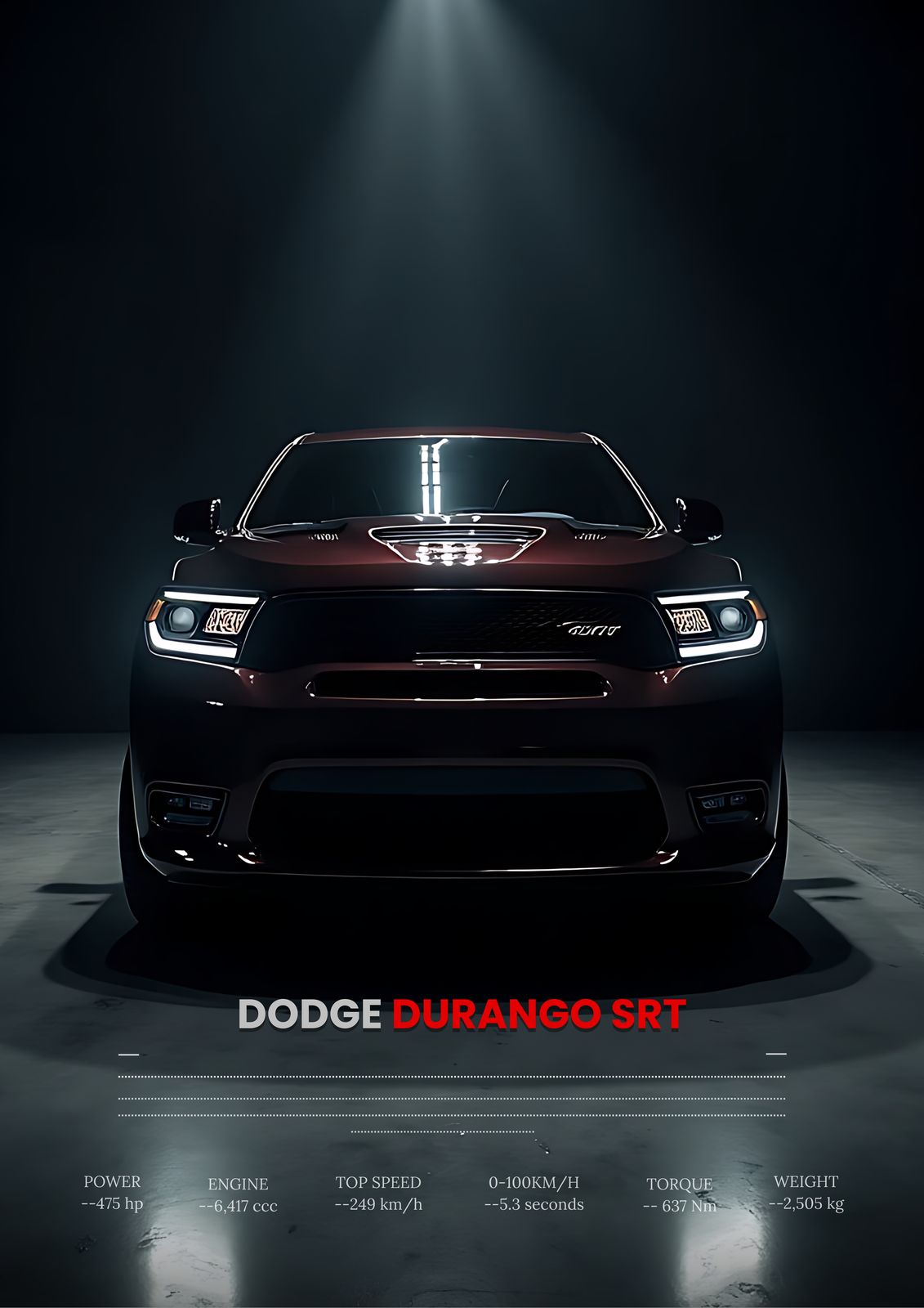 Poster - Dodge Durango SRT