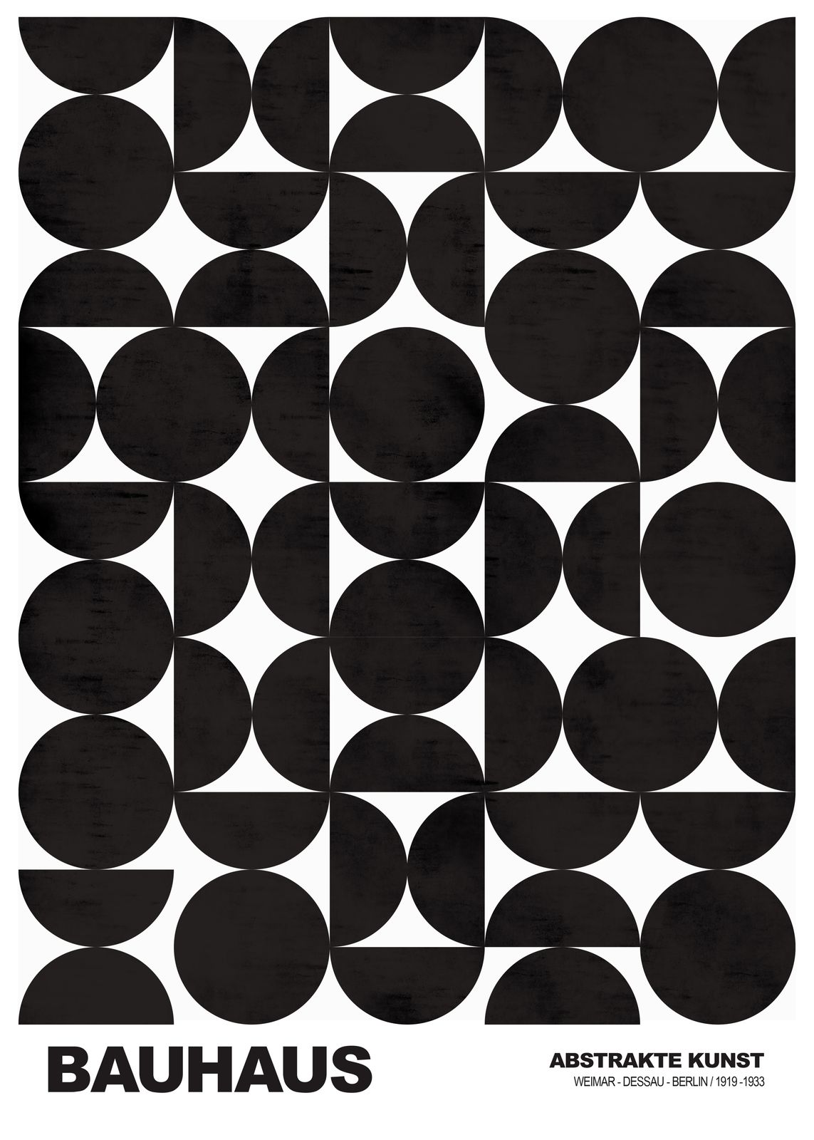 Affiche - Art Abstrait Bauhaus
