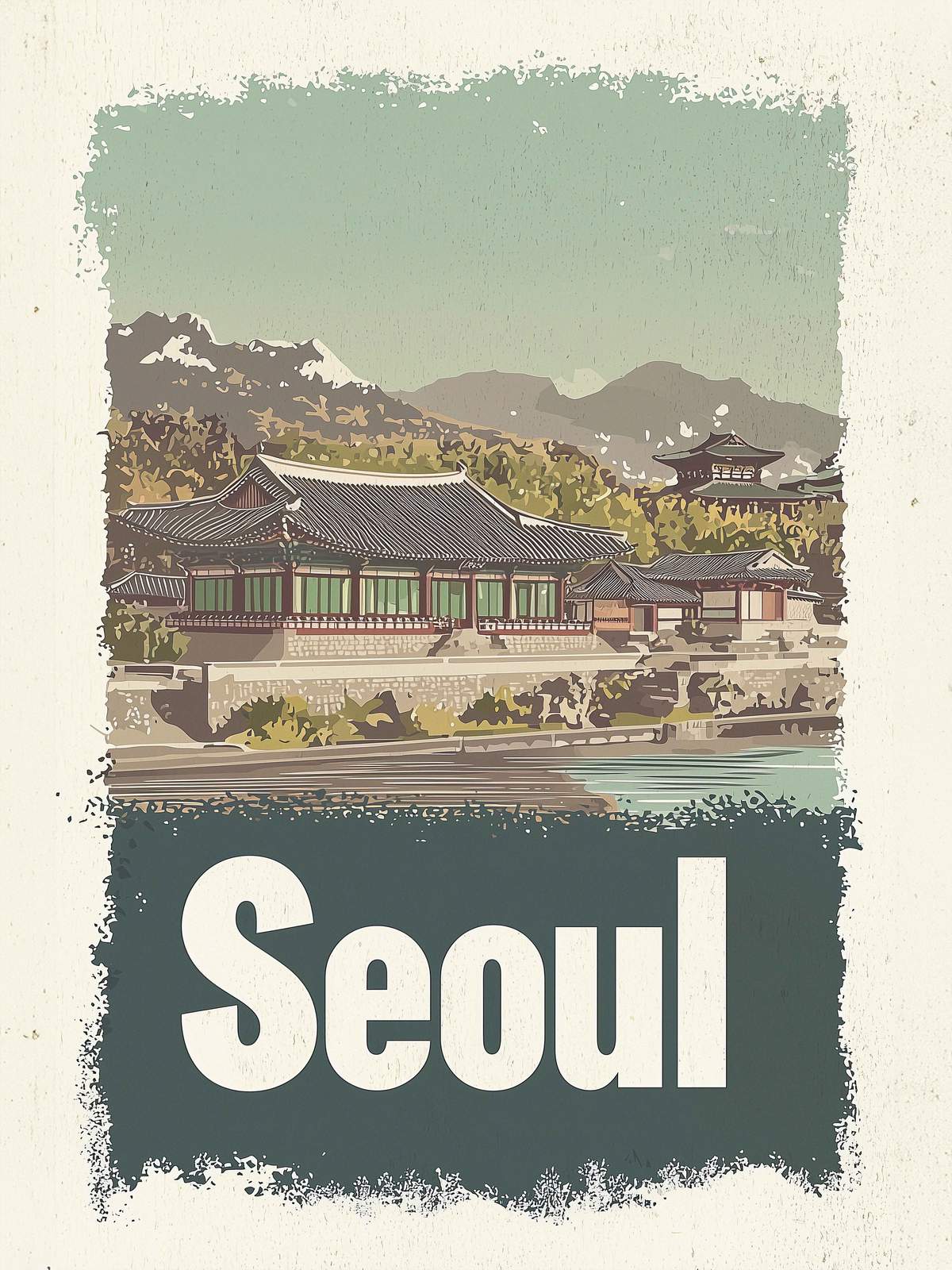 Affiche - Ville de Séoul