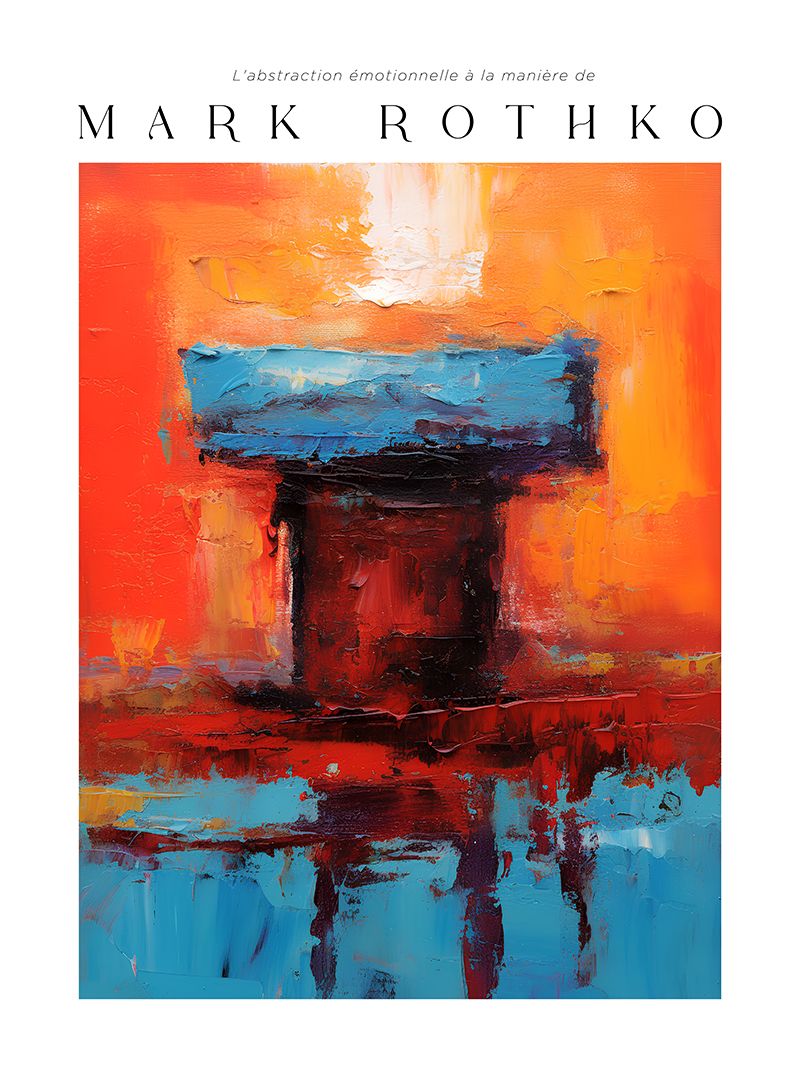 Affiche - Abstrait de Mark Rothko