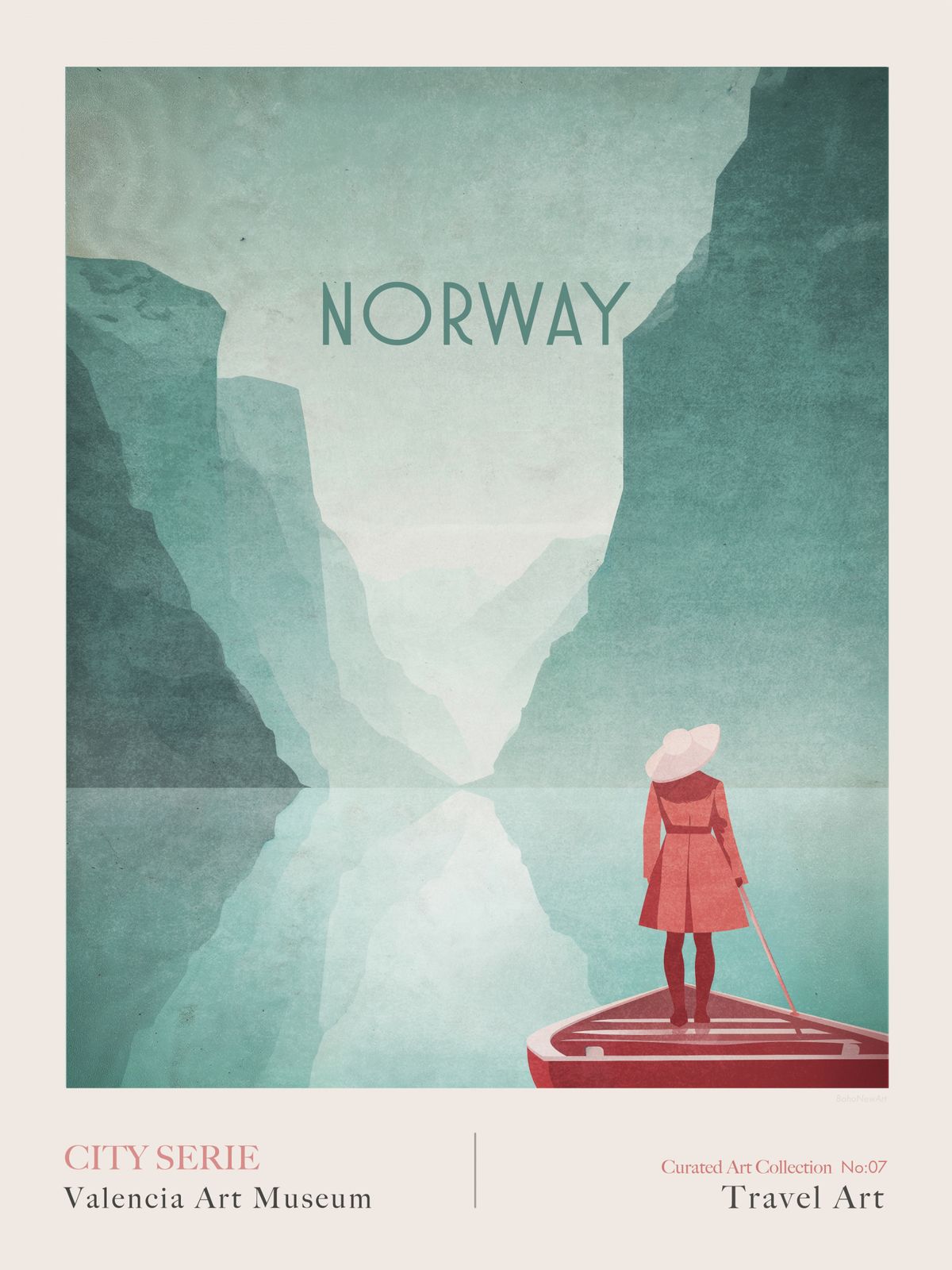 Poster - Norvège Art de Voyage