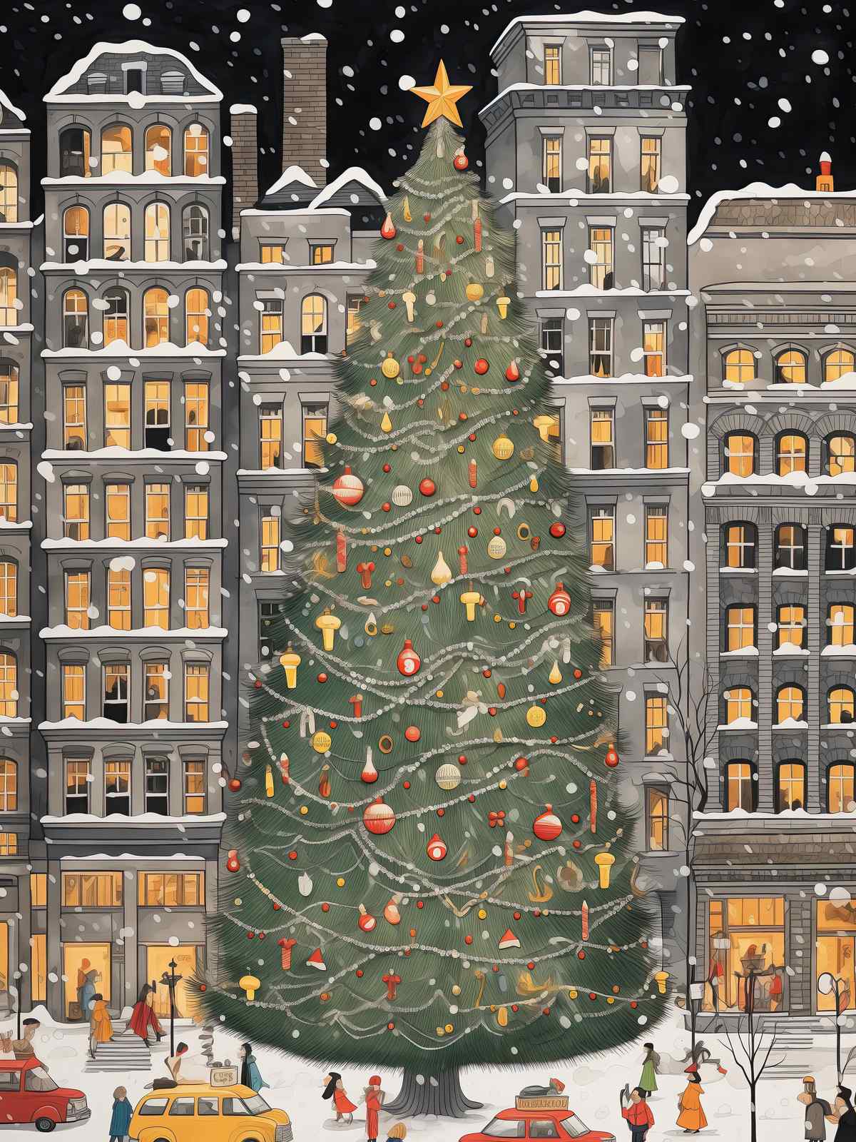 Affiche - Noël en ville