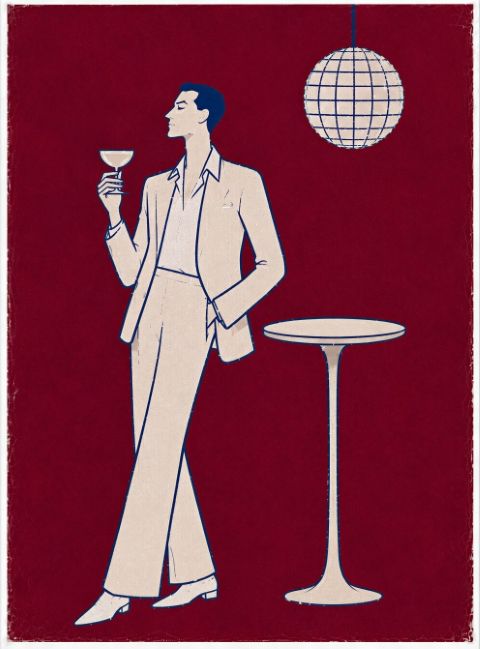 Affiche - Scène de soirée élégante