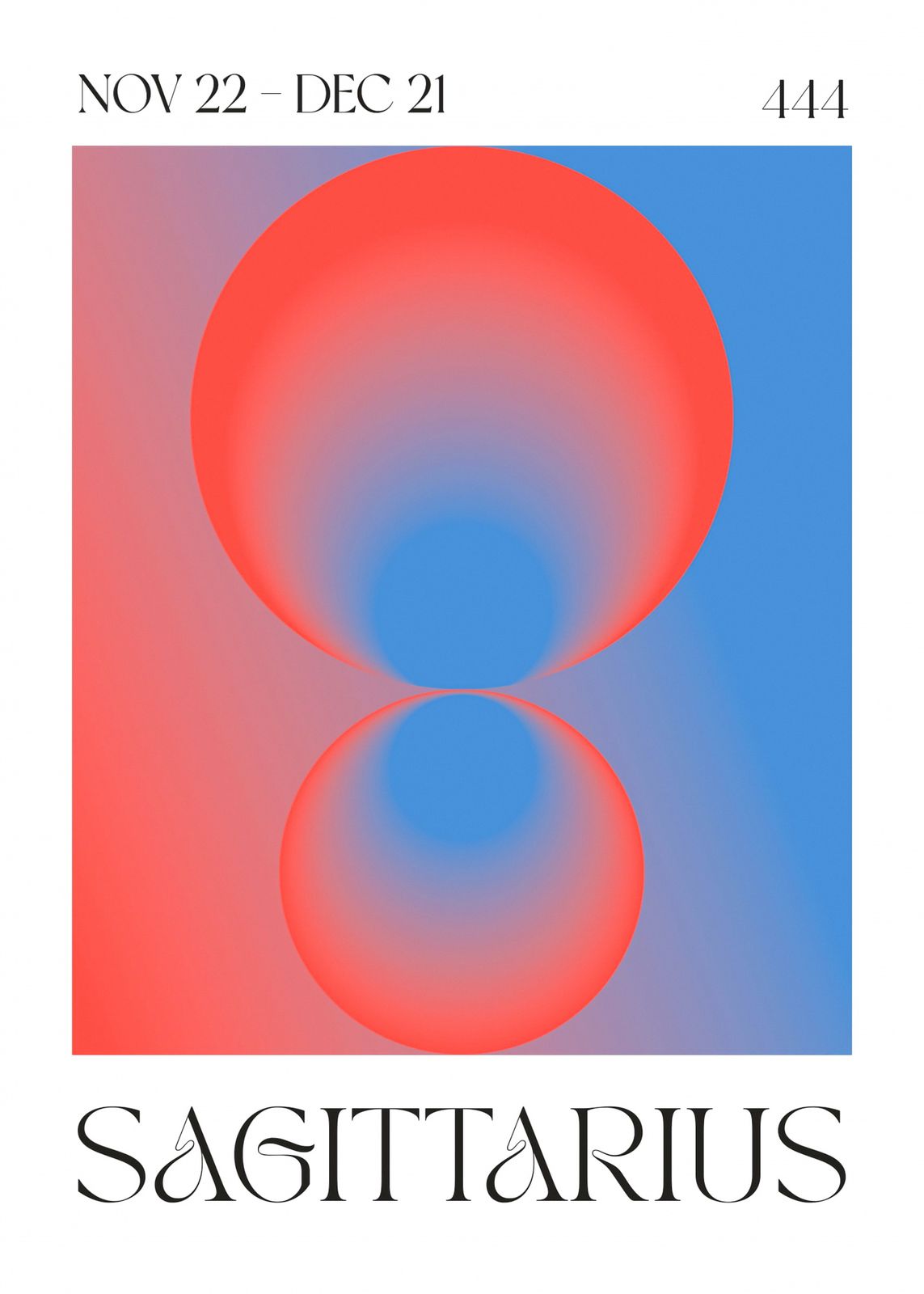 Affiche - Impression d'Art du Sagittaire