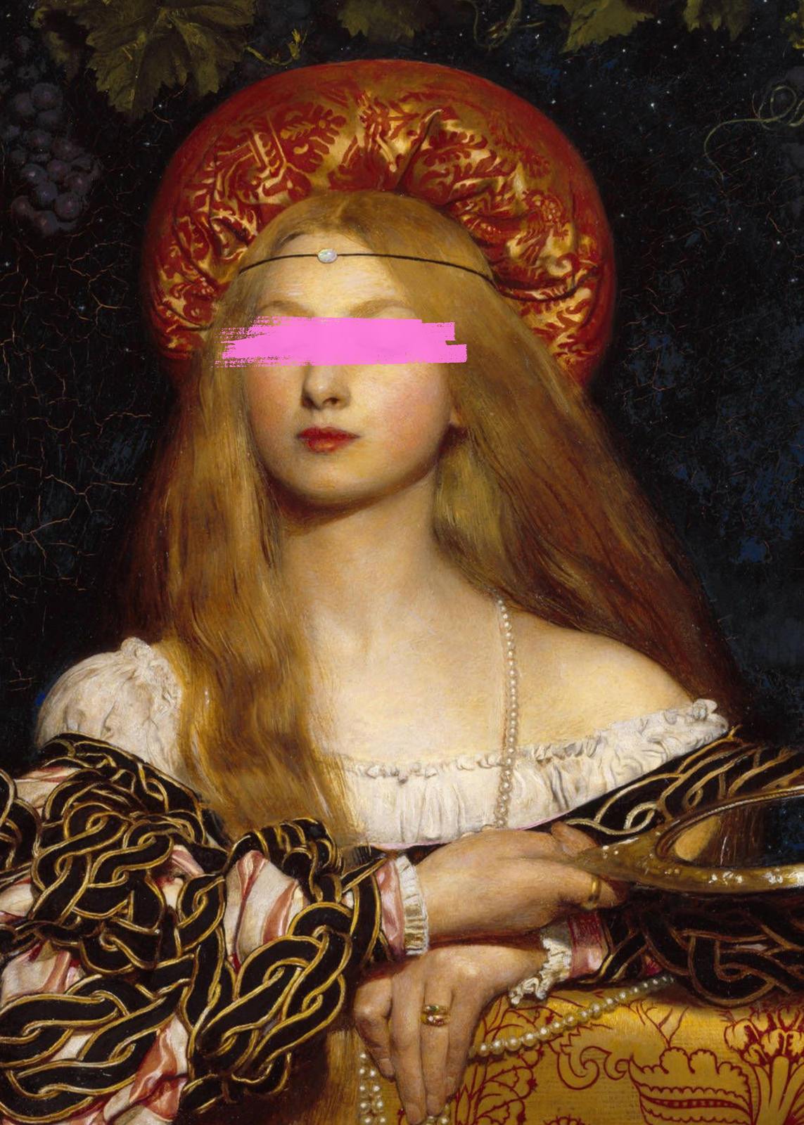 Affiche - Dame avec un Halo