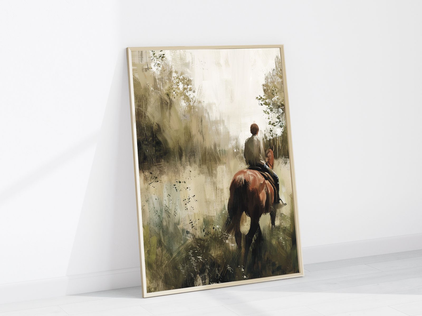 Affiche - Équitation dans la Nature