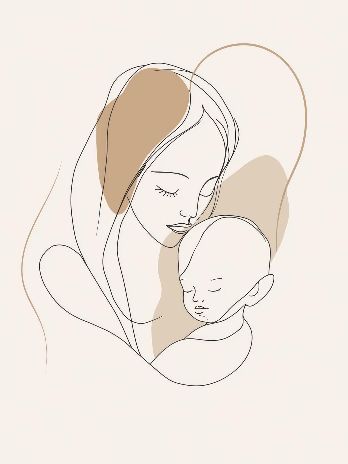 Affiche - Mère et Enfant