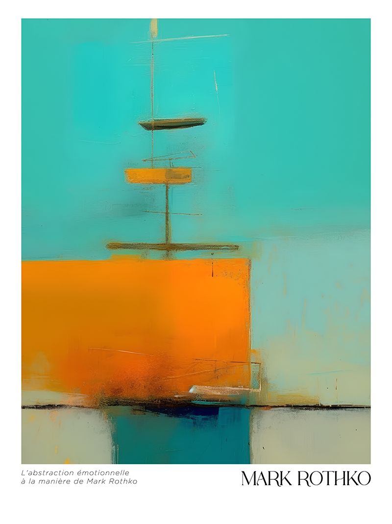 Affiche - Abstraction de Mark Rothko