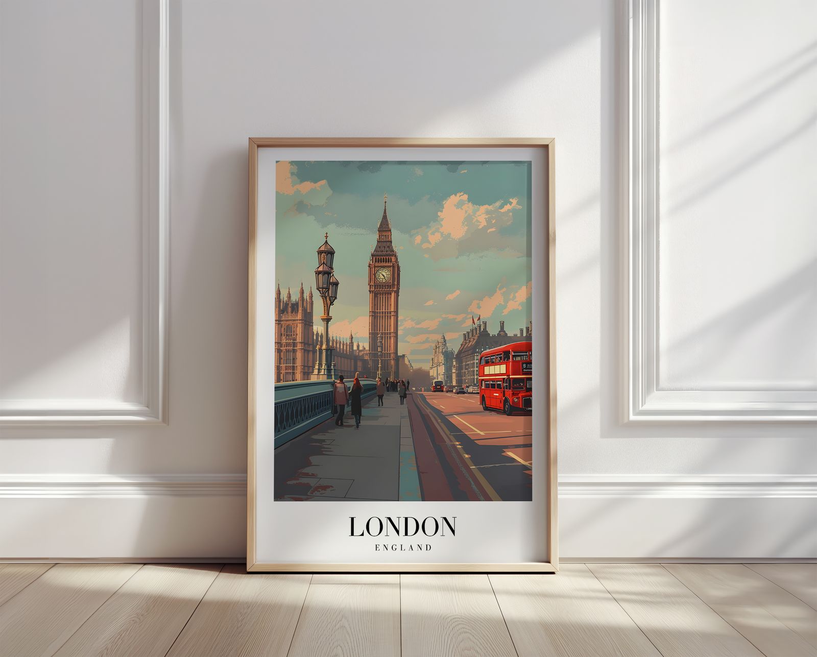 Affiche - Londres Vue du Big Ben