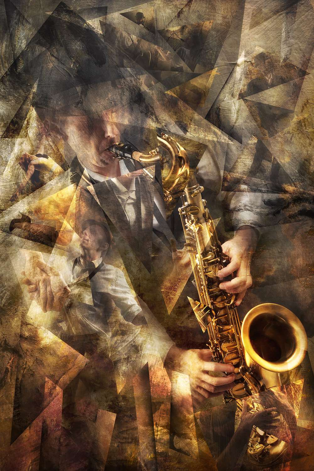 Affiche - Art Saxophone Jazz