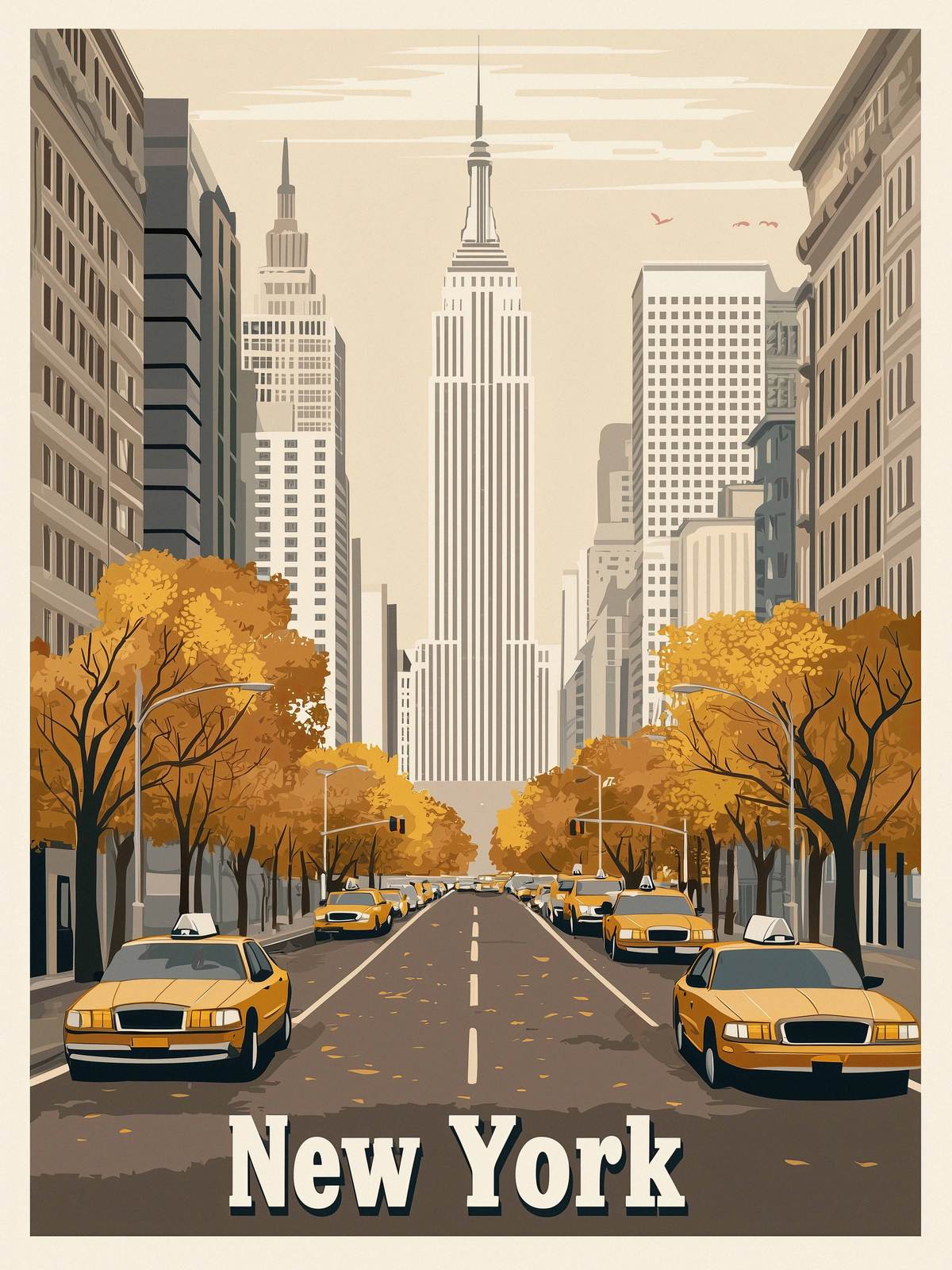 Affiche - Paysage Urbain de New York
