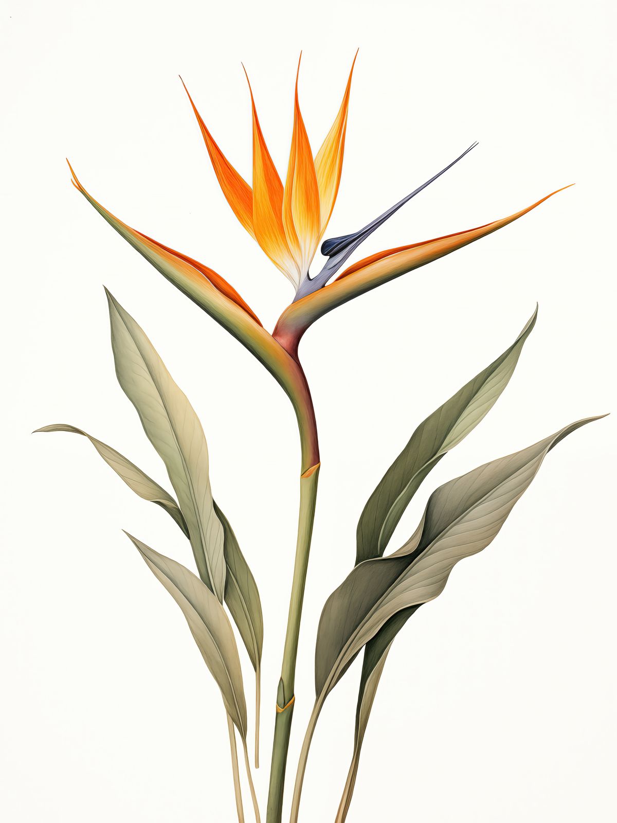 Affiche - Oiseau de paradis