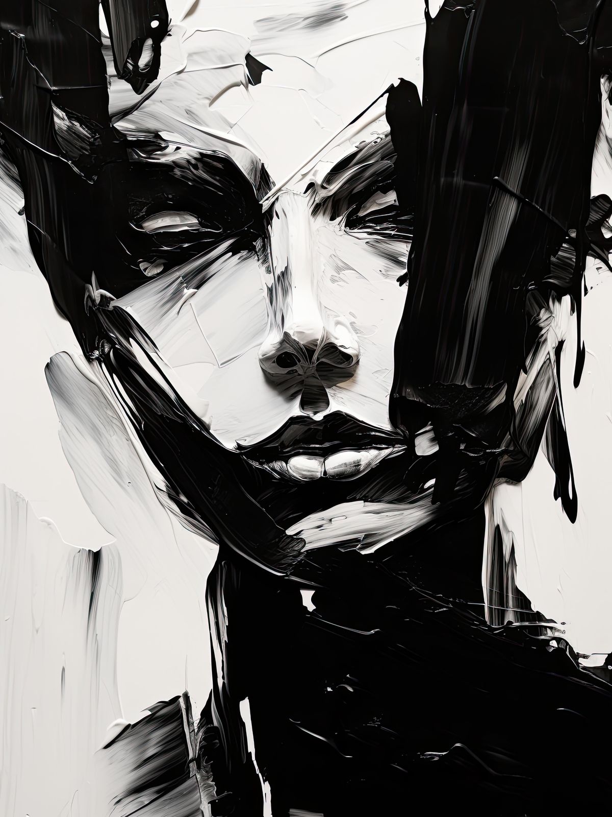 Affiche - Visage Abstrait