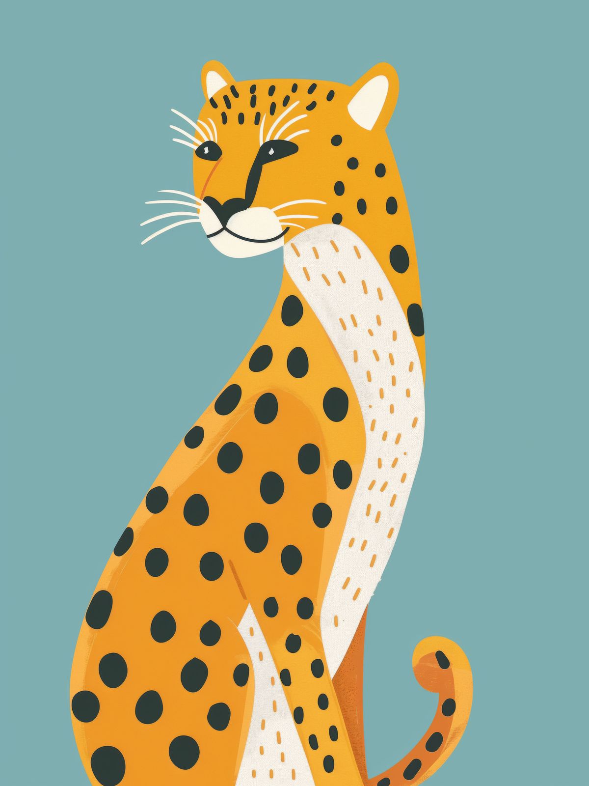 Poster - Illustration de Léopard
