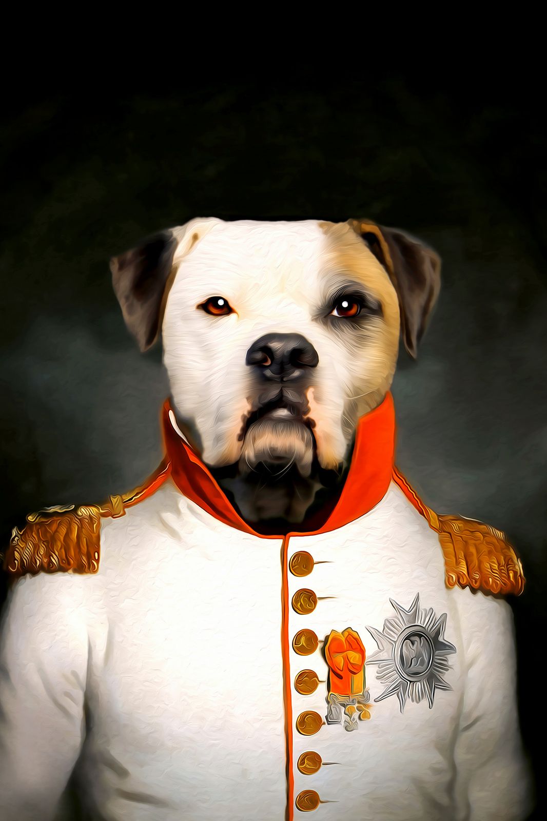 Affiche - Chien en Uniforme