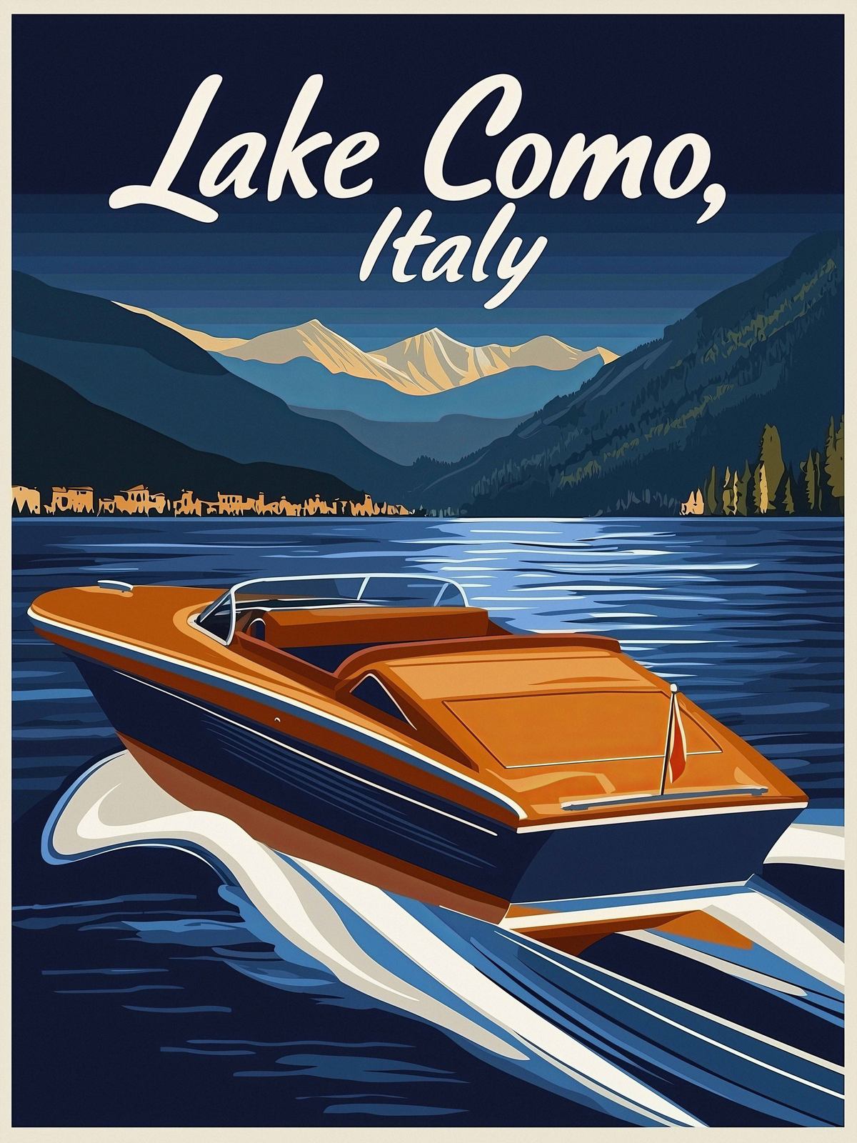 Poster - Lac de Côme Italie