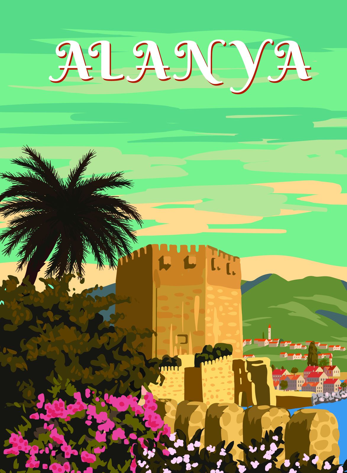 Poster Mural Alanya