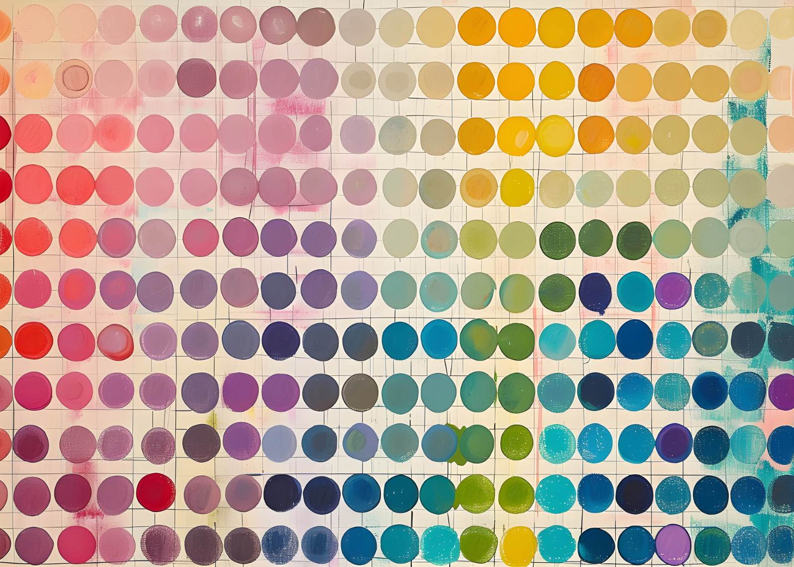 Affiche - Art de Points Colorés