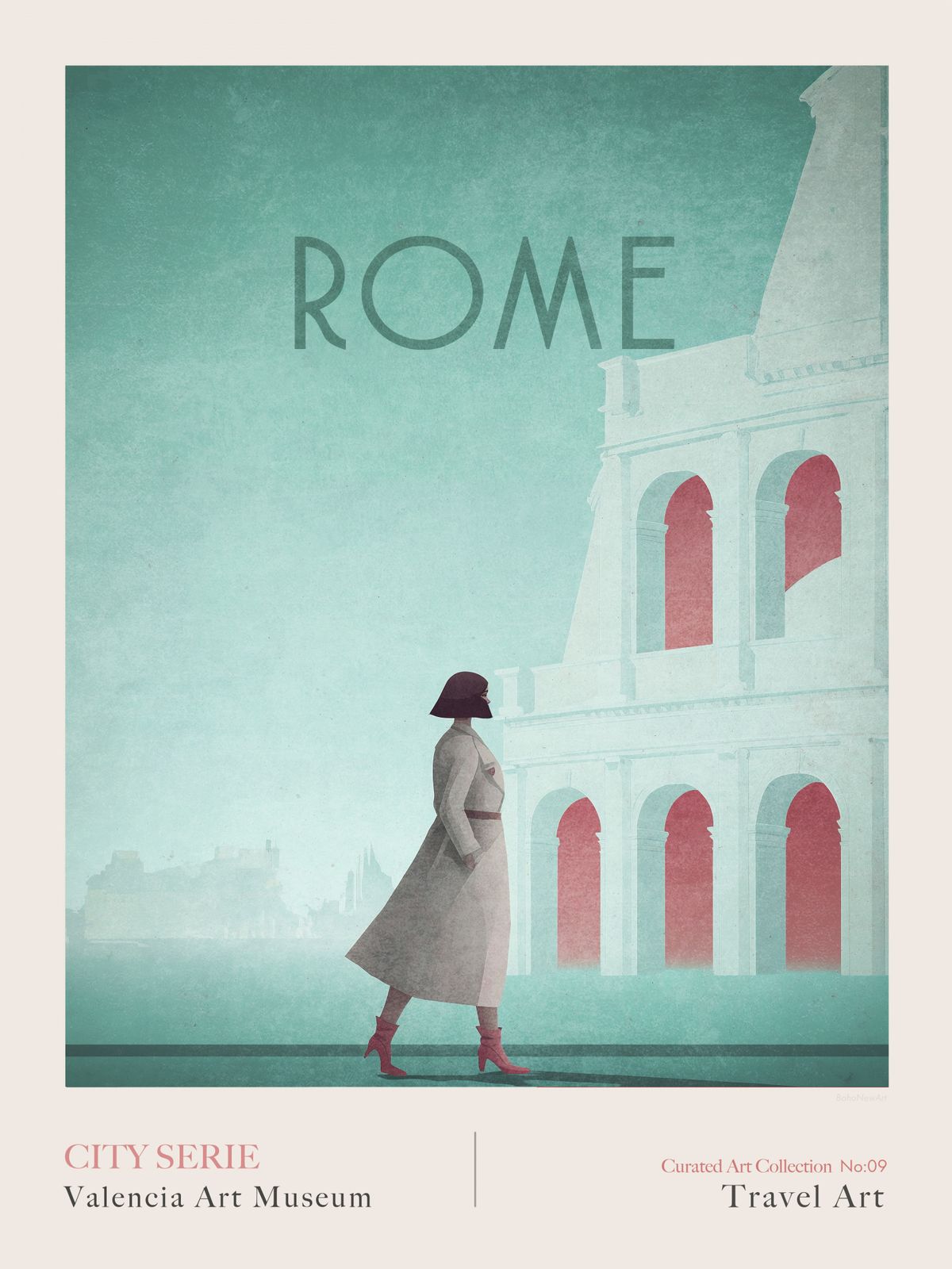 Affiche - Art de Voyage à Rome
