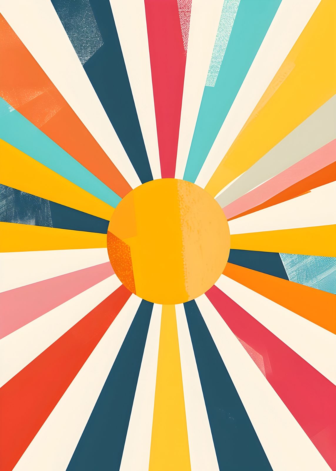 Affiche - Éclat de Soleil Vibrant