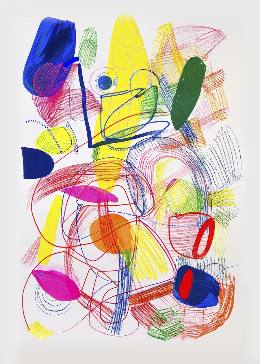 Affiche - Couleurs Abstraites