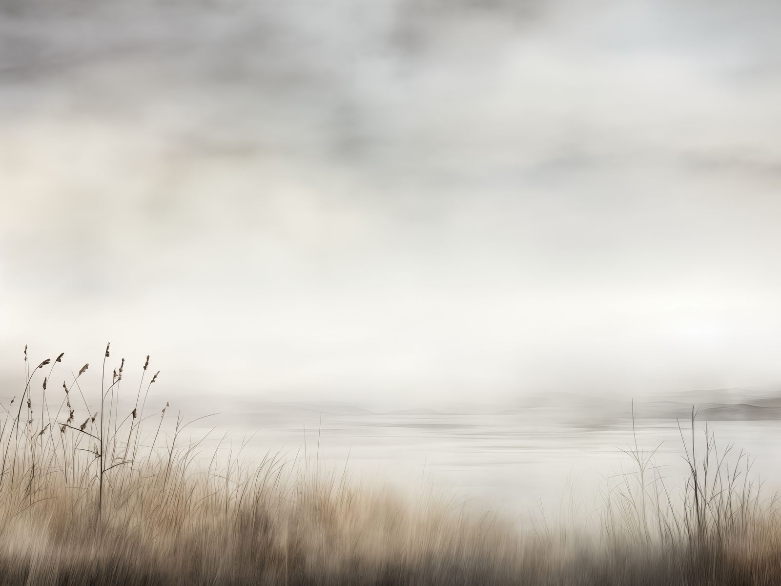 Affiche - Paysage brumeux