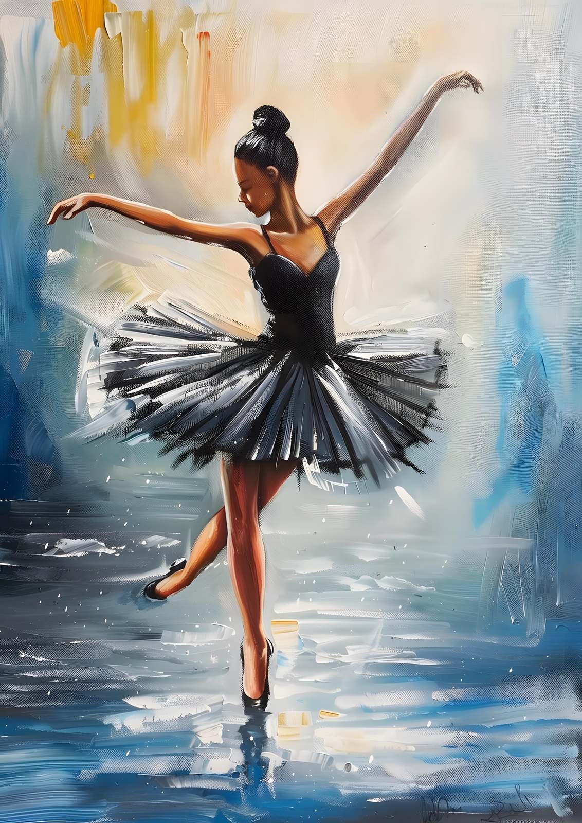 Affiche - Ballerine en Danse