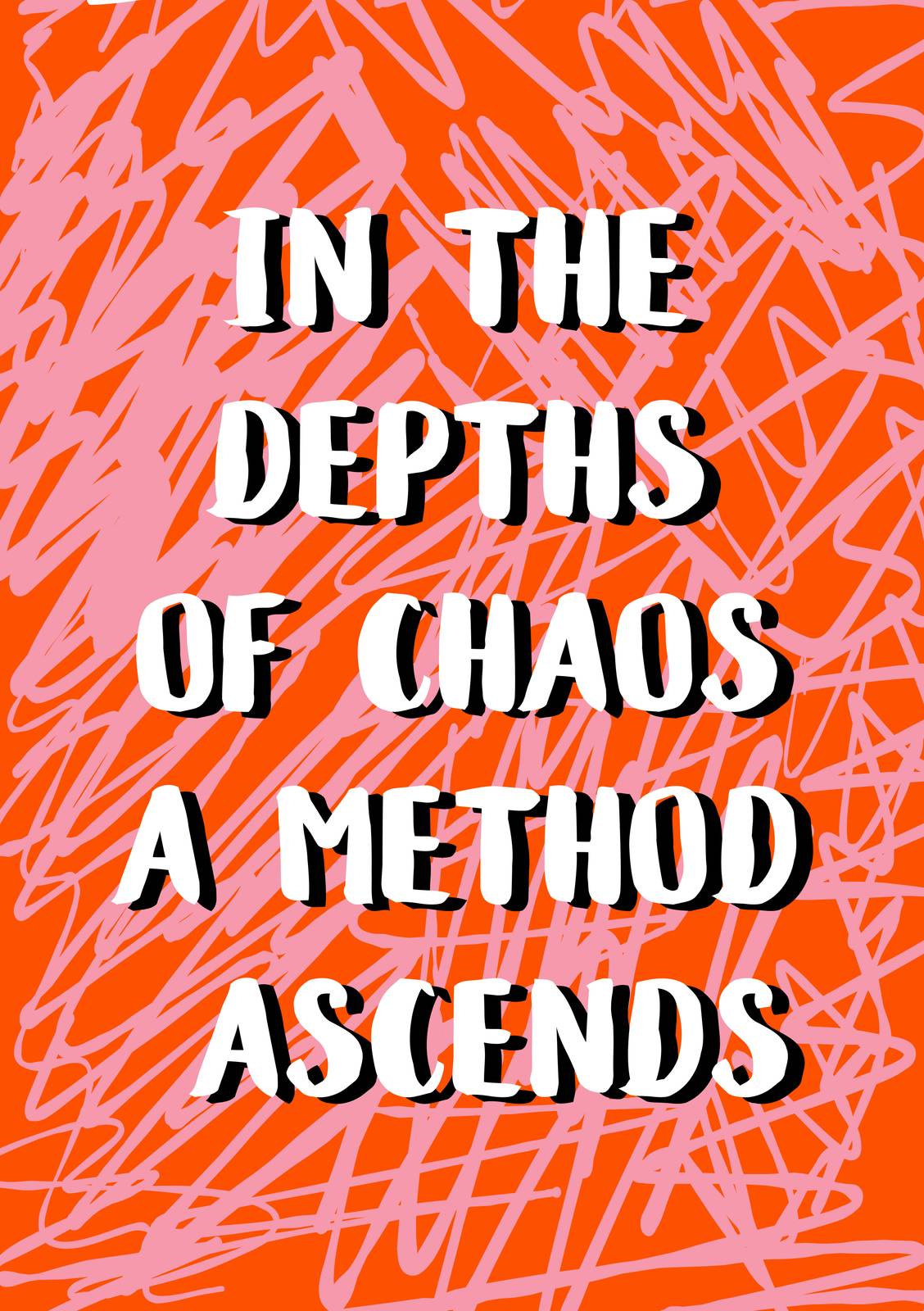Affiche - Chaos Abstrait
