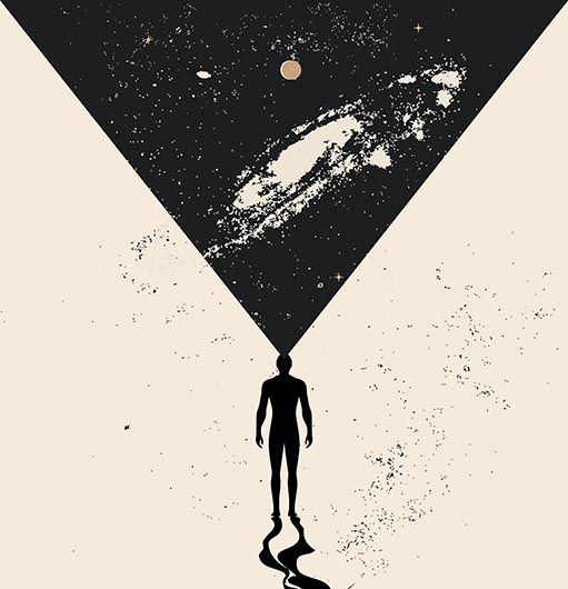 Affiche - Réflexion Cosmique