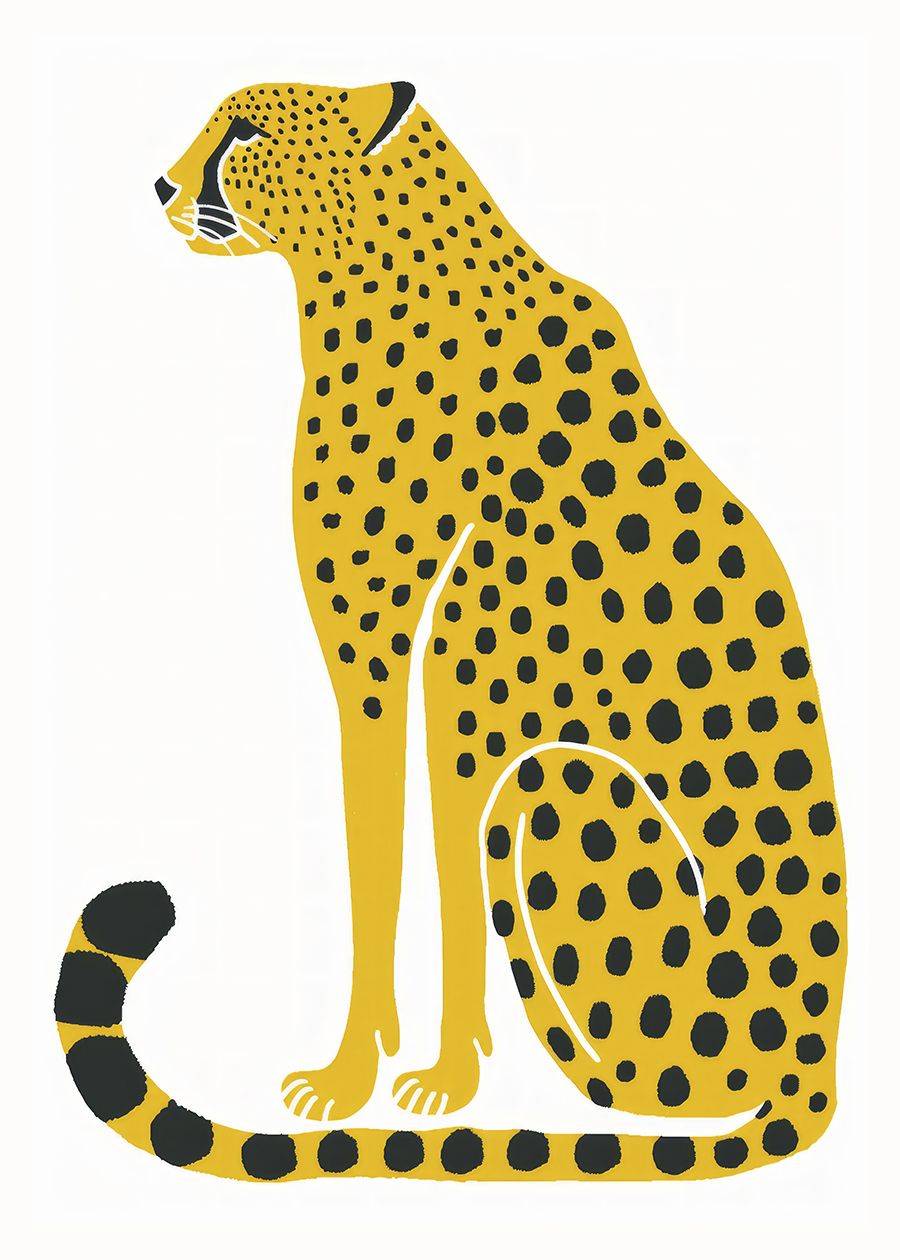 Poster - Illustration de guépard